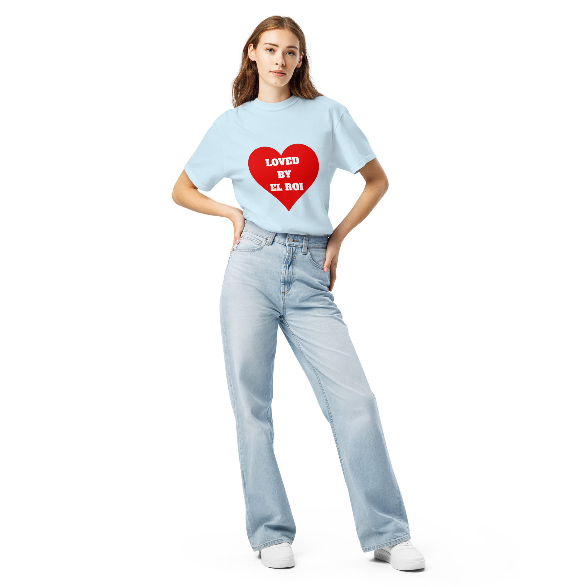 Loved by EL ROI heavyweight t-shirt