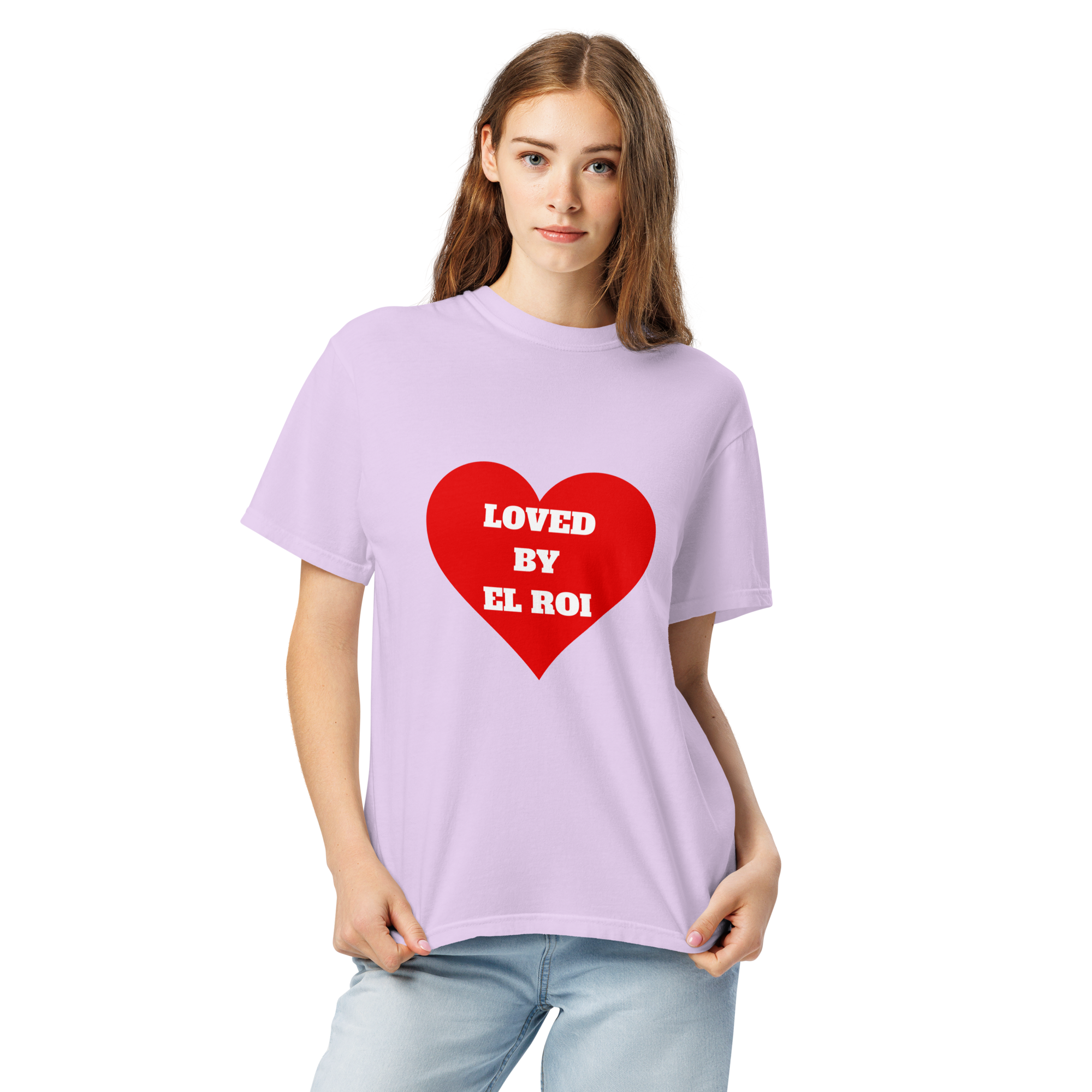 Loved by EL ROI heavyweight t-shirt